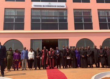 Inauguração do Tribunal da Comarca de Cazengo. 30.07.2019