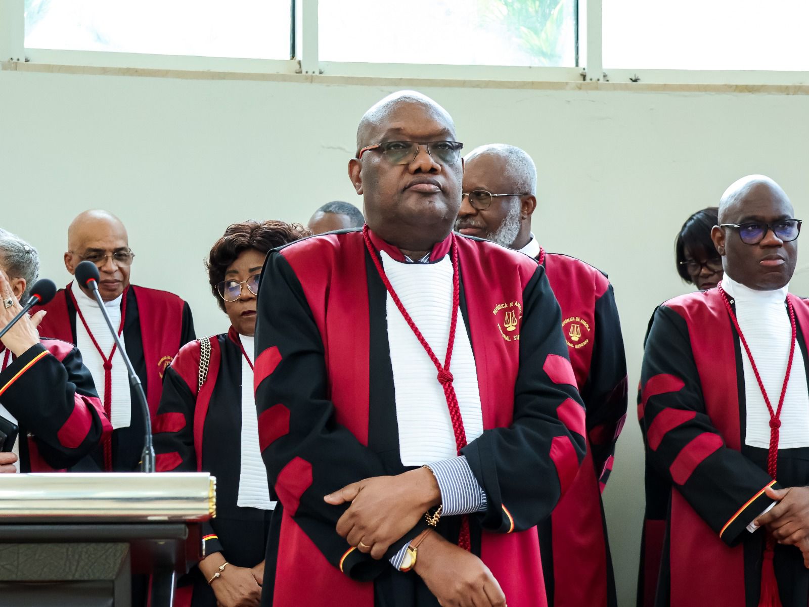 JUIZ CONSELHEIRO NORBERTO SODRÉ JOÃO EMPOSSADO COMO NOVO PRESIDENTE DO TRIBUNAL SUPREMO