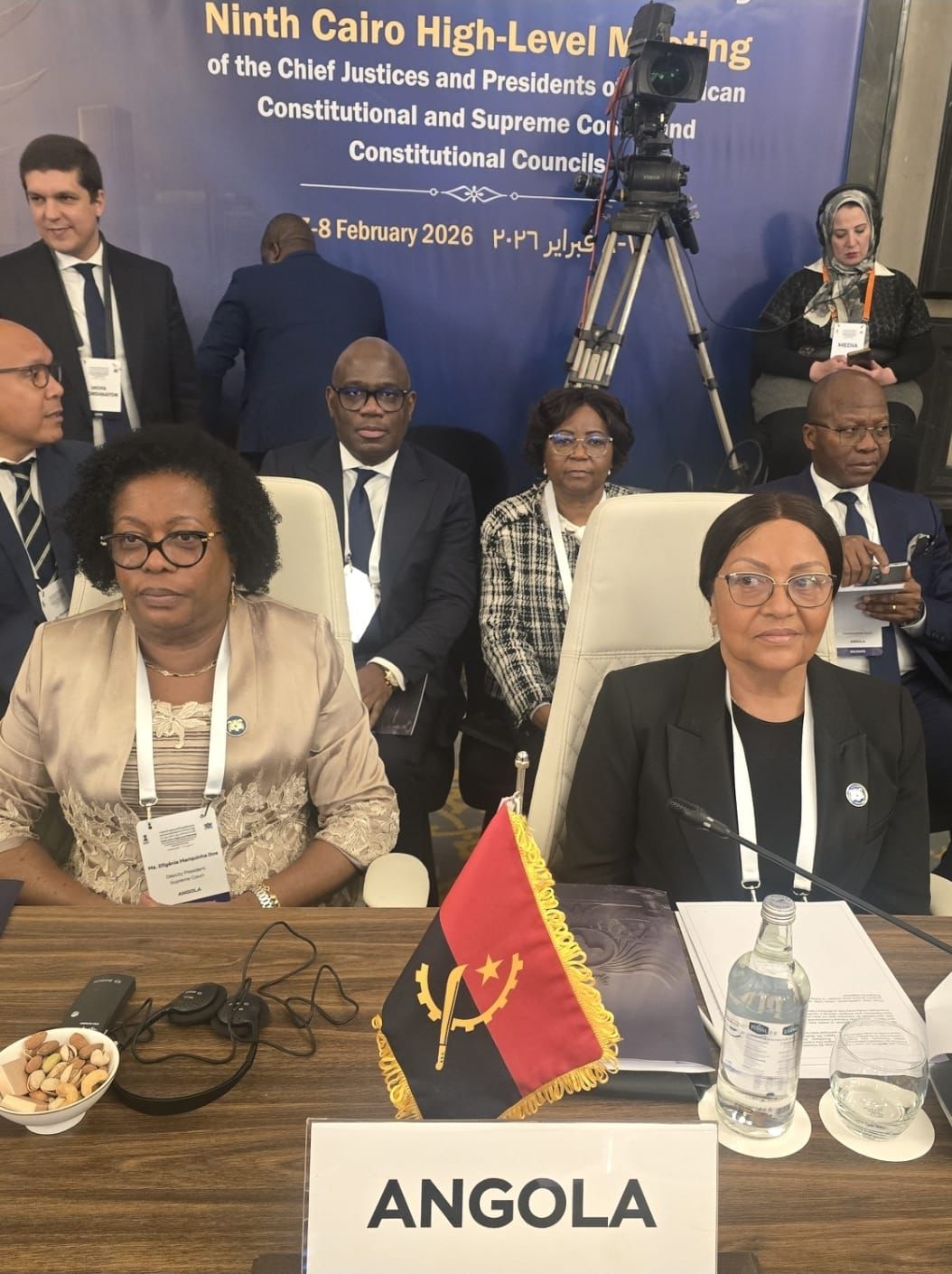 VICE-PRESIDENTE DO TRIBUNAL SUPREMO PARTICIPA DA 9.ª REUNIÃO DE ALTO NÍVEL DOS PRESIDENTES DOS TRIBUNAIS SUPERIORES QUE DECORRE NO EGIPTO